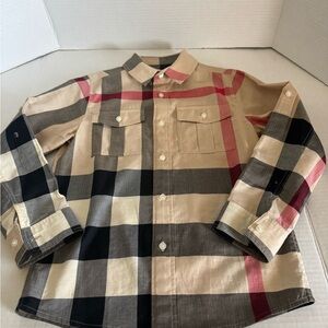 Authentic Burberry Kids Long Sleeve Shirt Size 8Y